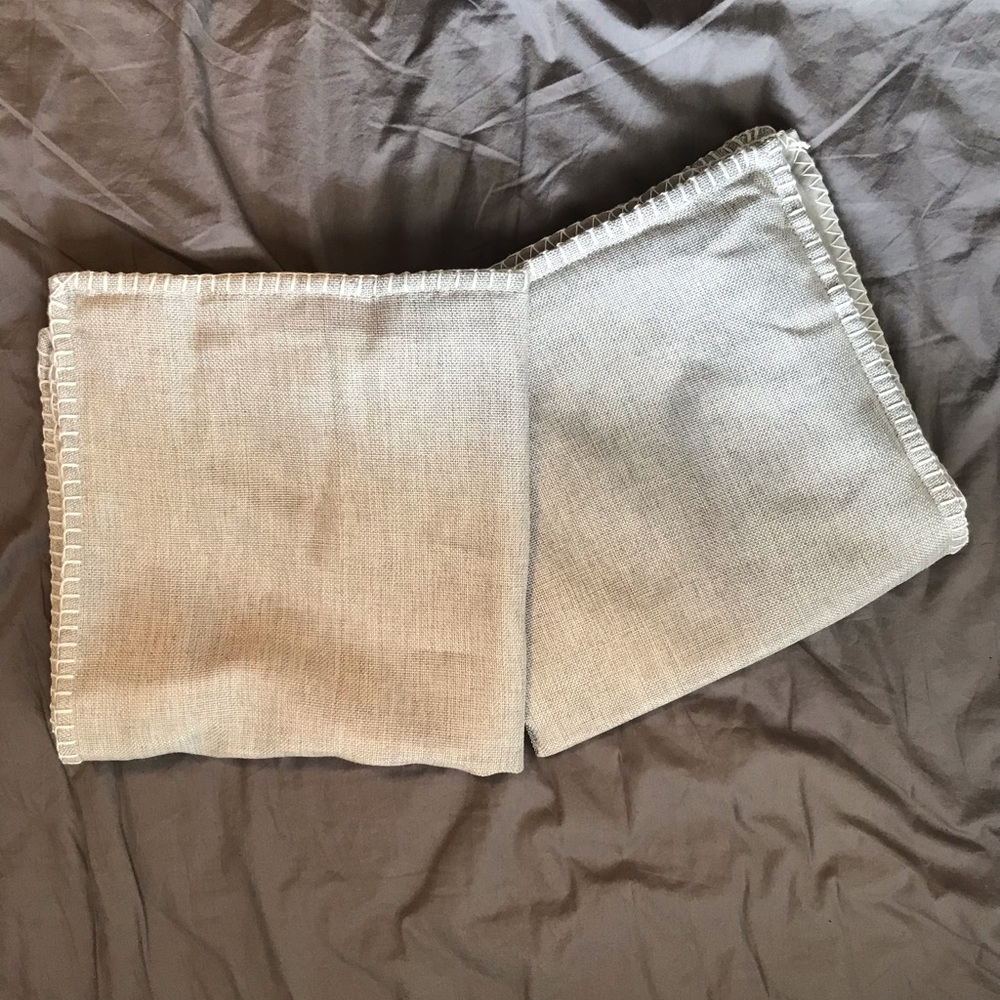 22x22 in gray pillow covers (set of 2)